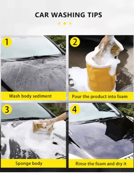 🚗 Premium pH-Neutral Car Shampoo – High-Foam Formula for Scratch-Free Car Wash 💦