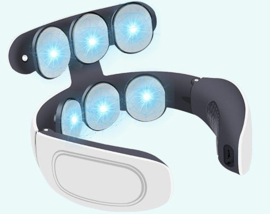 💆‍♀️ Six-Head Cervical Neck Massager – Portable Electric Pain Relief & Relaxation Device ⚡