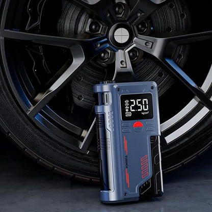 ⚡ Portable Car Jump Starter with Digital Display – Powerful Battery Booster 🚘