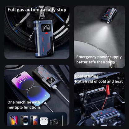 ⚡ Portable Car Jump Starter with Digital Display – Powerful Battery Booster 🚘