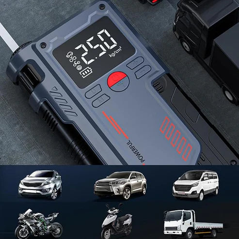 ⚡ Portable Car Jump Starter with Digital Display – Powerful Battery Booster 🚘