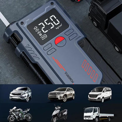 ⚡ Portable Car Jump Starter with Digital Display – Powerful Battery Booster 🚘