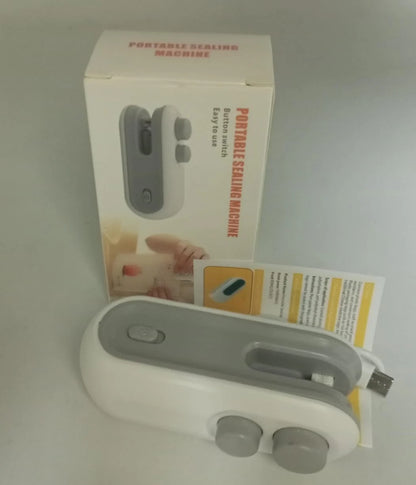 🔥 Portable Heat Sealing Machine – Mini Bag Sealer for Snacks, Food & Travel 🍿