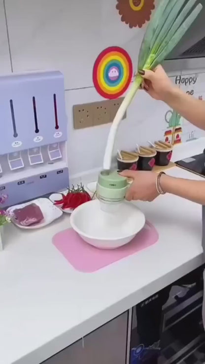 🥕 مفرمة خضروات يدوية 4 في 1 - 🧄 ثوم، 🍖 قطاعة لحوم وفواكه