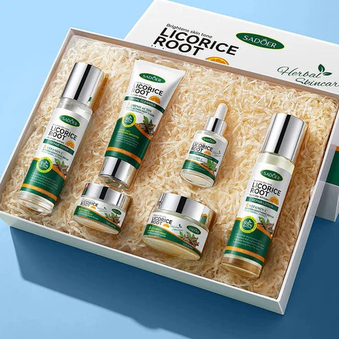 🌿 Sadoer Licorice Root Whitening Skin Care Set ✨