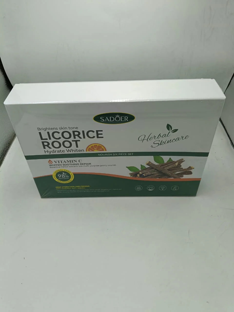 🌿 Sadoer Licorice Root Whitening Skin Care Set ✨