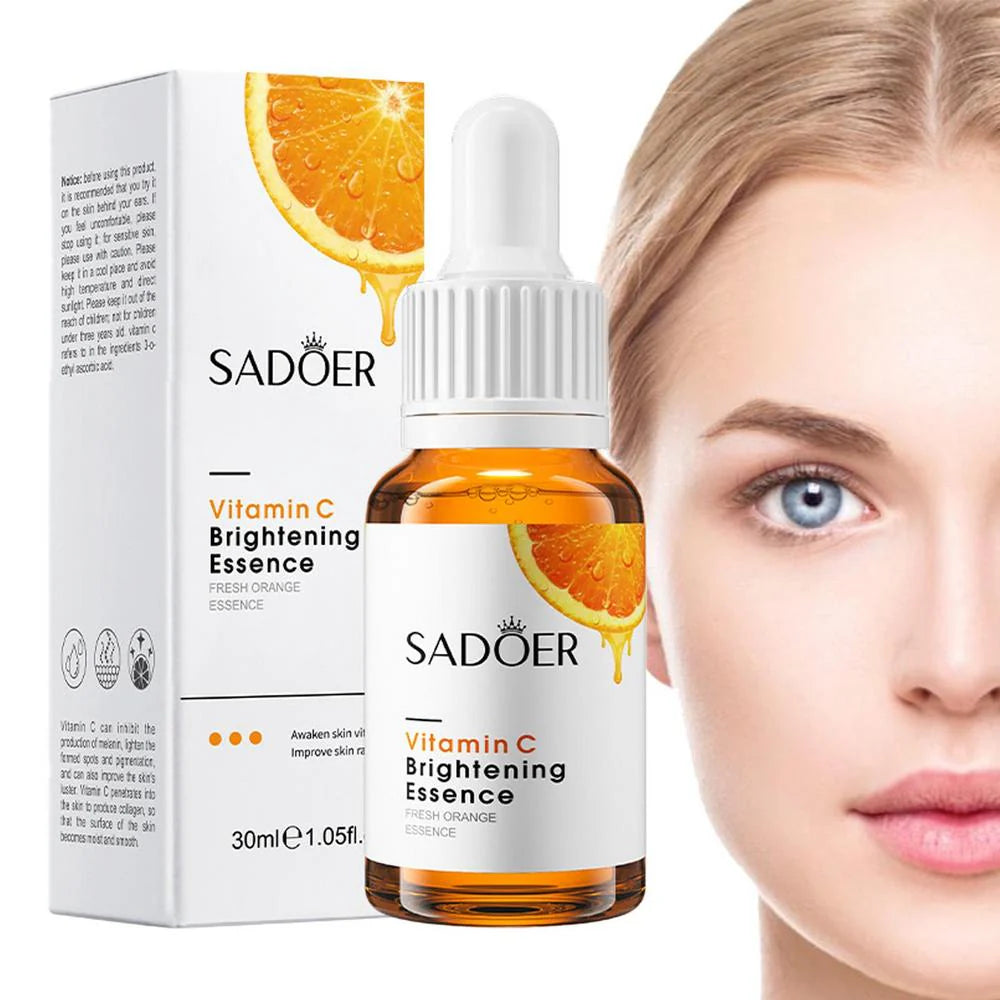 🍋 Sadoer Vitamin C Brightening Essence – Original Glow & Radiance Booster ✨