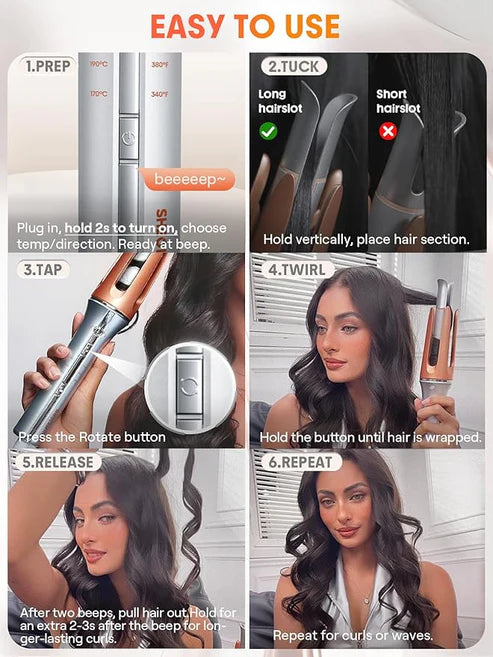 💖 SHEGLAM It-Curl™ Instant Hair Curler – One-Touch Styling Magic (Original)